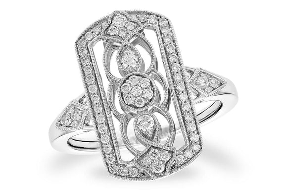 14KT Gold Ladies Diamond Ring - F328-06353_W