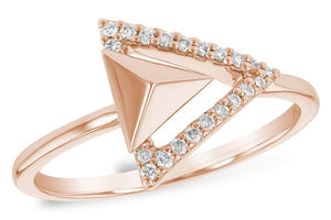 14KT Gold Ladies Diamond Ring - G242-63562_P