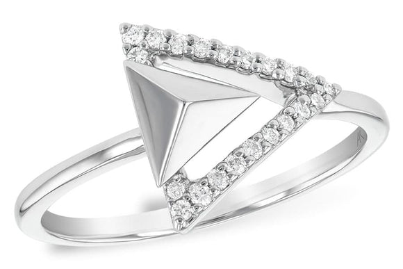14KT Gold Ladies Diamond Ring - G242-63562_W