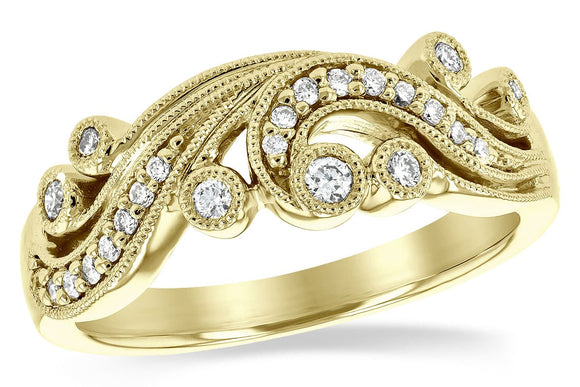 14KT Gold Ladies Wedding Ring - G244-40907_Y