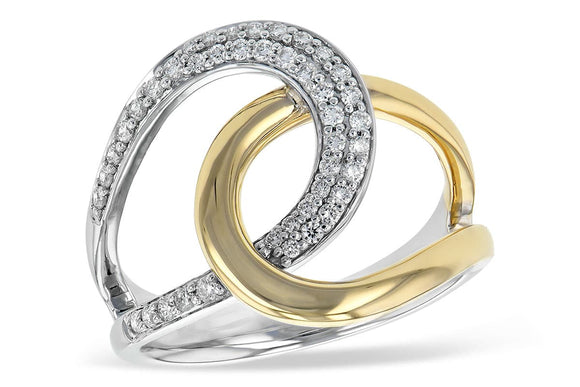 14KT Gold Ladies Diamond Ring - G244-44516_TR