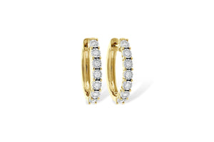 14KT Gold Earrings - G245-29998_Y