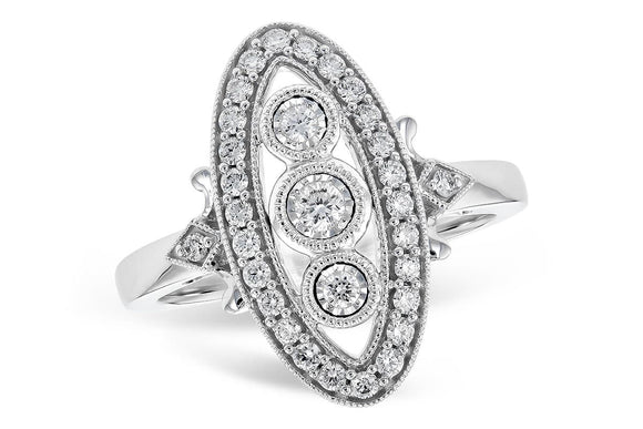 14KT Gold Ladies Diamond Ring - G328-01816_W