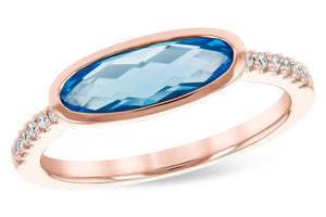 14KT Gold Ladies Diamond Ring - G328-03616_P