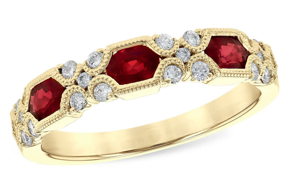 14KT Gold Ladies Wedding Ring - G328-04471_Y