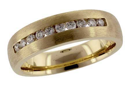 14KT Gold Mens Wedding Ring - H148-05434_Y