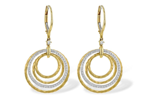 14KT Gold Earrings - H244-40834_T