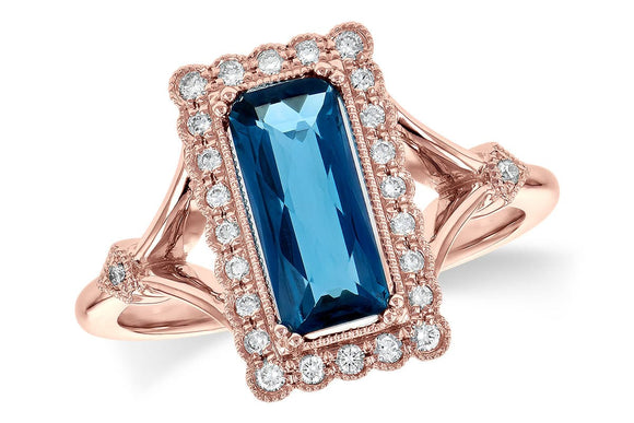 14KT Gold Ladies Diamond Ring - H245-33625_P