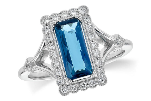 14KT Gold Ladies Diamond Ring - H245-33625_W
