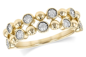 14KT Gold Ladies Wedding Ring - H245-34462_Y