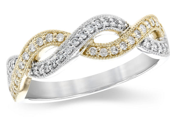 14KT Gold Ladies Wedding Ring - H328-04543_YW