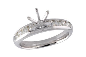 14KT Gold Semi-Mount Engagement Ring - K060-78171_W