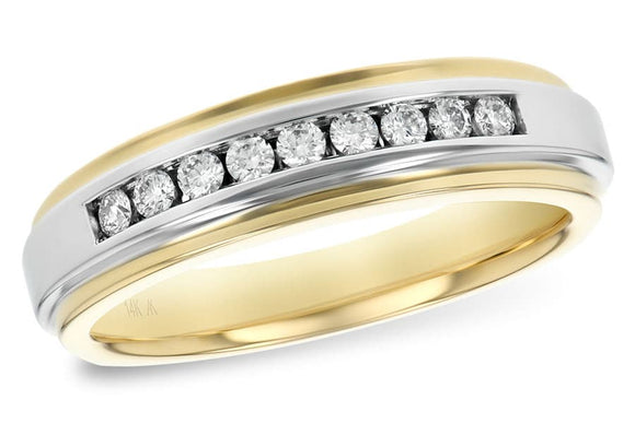14KT Gold Mens Wedding Ring - K148-05371_Y