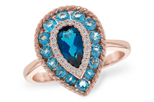 14KT Gold Ladies Diamond Ring - K245-31807_P