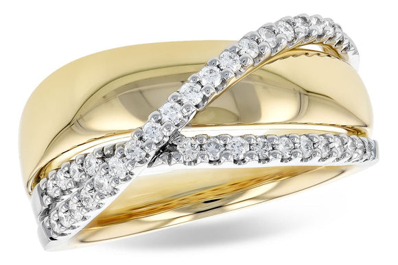 14KT Gold Ladies Diamond Ring - K328-02716_Y