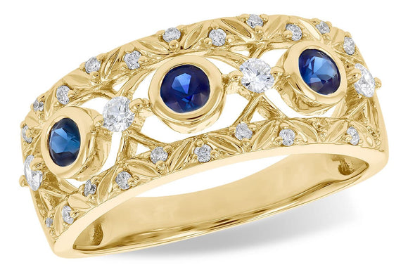 14KT Gold Ladies Wedding Ring - K328-07216_Y