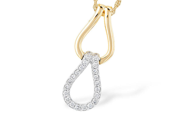 14KT Gold Necklace - K328-08171_YW