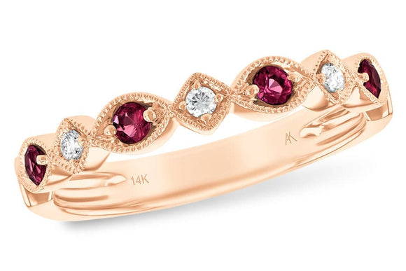 14KT Gold Ladies Wedding Ring - L148-02680_P