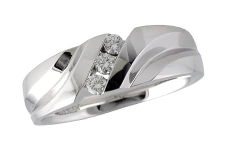 14KT Gold Mens Wedding Ring - L148-04507_W