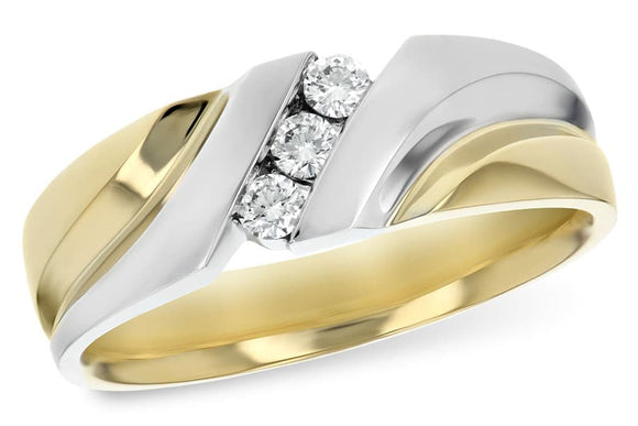 14KT Gold Mens Wedding Ring - L148-04507_Y