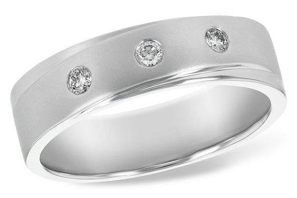 14KT Gold Mens Wedding Ring - L243-52661_W