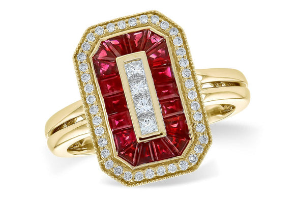 14KT Gold Ladies Diamond Ring - L245-30907_Y