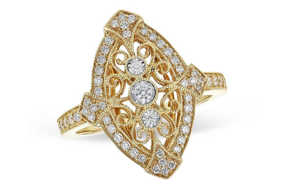 14KT Gold Ladies Diamond Ring - L328-01807_Y