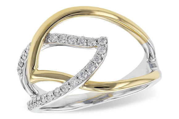 14KT Gold Ladies Diamond Ring - L328-06316_YW