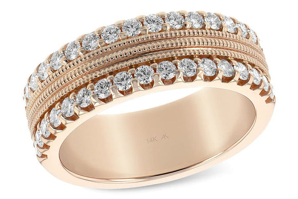 14KT Gold Ladies Wedding Ring - M151-70870_P