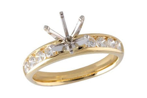 14KT Gold Semi-Mount Engagement Ring - M239-88161_Y