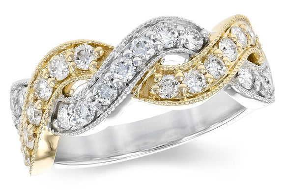 14KT Gold Ladies Wedding Ring - M328-04543_YW