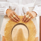Anna Beck Cigar Band Ring 0016R GOLD