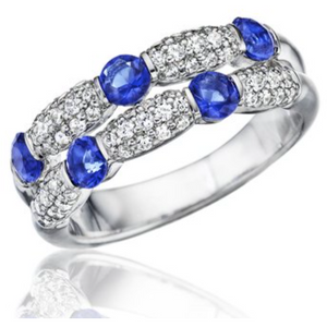 Fana Sapphire Diamond Ring R1592S/WG