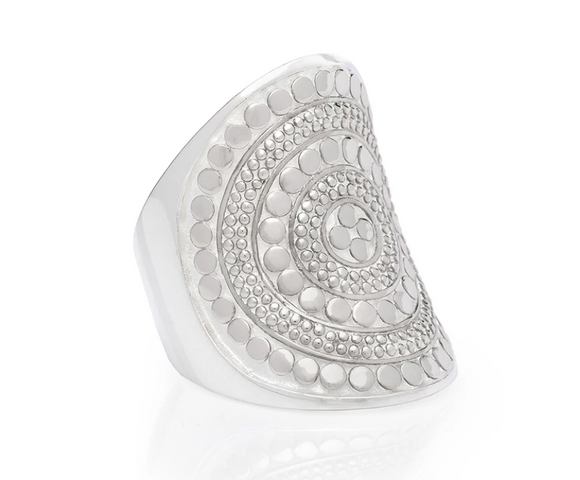 Anna Beck Classic Saddle ring -  2700R-SILVER