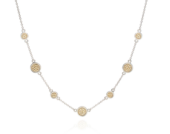 Anna Beck Classic Station Necklace - Gold & Silver NK10208