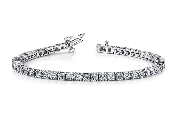 14kwg 3.01ct Diamond Tennis Bracelet