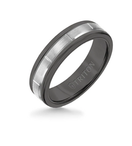 Triton 6MM Black Tungsten Carbide Ring