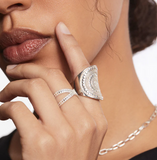Anna Beck Classic Saddle ring -  2700R-SILVER