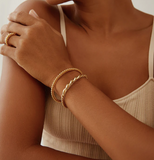 Anna Beck Twisted Cuff Bracelet BR10090-gold