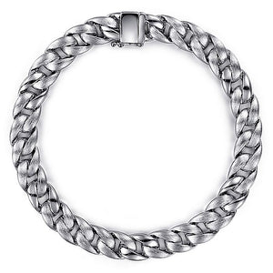 Gabriel & Co. - TBM4518SVJJJ - 925 Sterling Silver Heavy Chain Bracelet