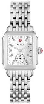 MICHELE Deco Mid Diamond Dial Women's Watch MWW06V000002