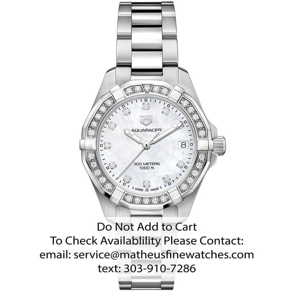 In-store purchase only. TAG Heuer Diamond Aquaracer Quartz Watch WAY1414.BA0920